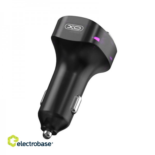 Car charger XO BCC12 Bluetooth MP3+5V3.1A 15W (black) paveikslėlis 5