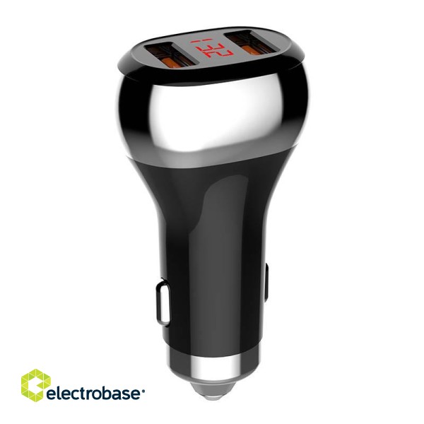 LDNIO C2 2USB Car charger + Lightning Cable image 2