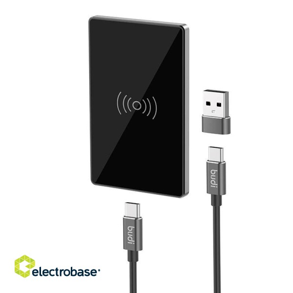Wireless charger Budi , super mini size, 15W paveikslėlis 2