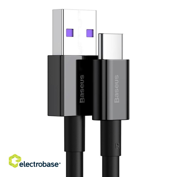 Baseus Superior Series Cable USB to USB-C, 66W, 1m (black) image 4