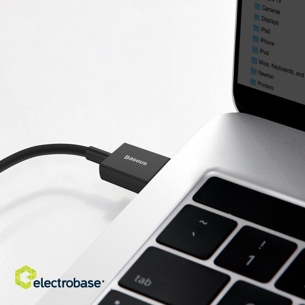 Baseus Superior Series Cable USB to USB-C, 66W, 1m (black) image 9
