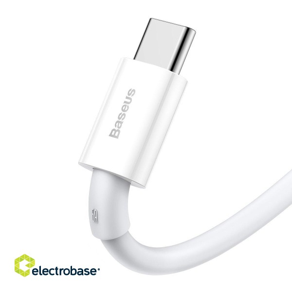 Baseus Superior Series Cable USB to USB-C, 66W, 1m (white) image 4