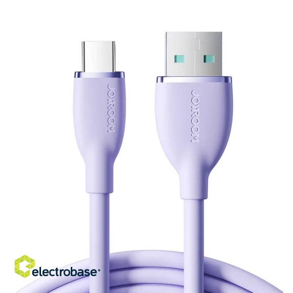 Cable Colorful 3A USB to USB C SA29-AC3 / 3A / 1,2m (purple)