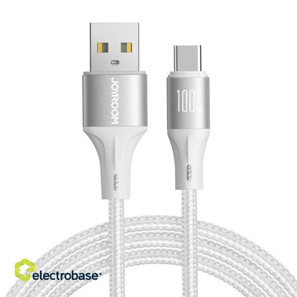 Cable Light-Speed USB to USB-C SA25-AC6 / 100W / 2m (white)