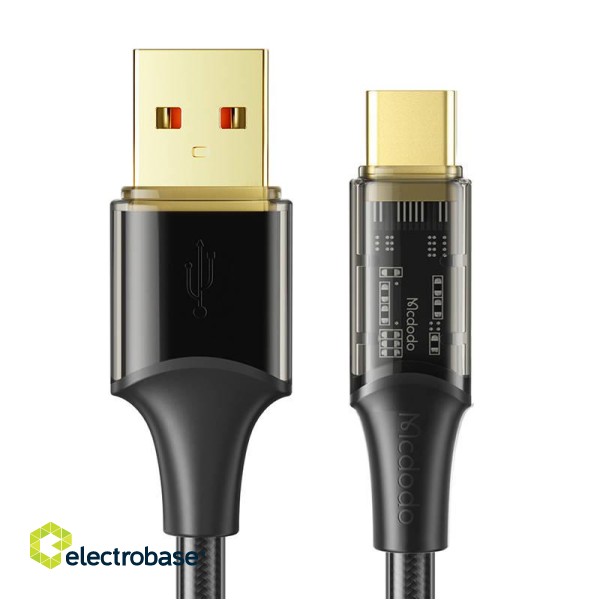 Cable USB-C  Mcdodo CA-2092 6A, 1.8m (black) image 1
