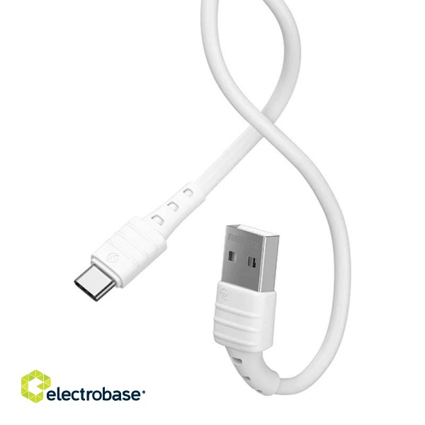 Cable USB-C Remax Zeron, 1m, 2.4A (white)