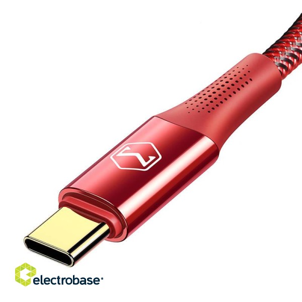 Cable USB-C to USB-C Mcdodo CA-8321 100W 90 Degree 1.2m (red) image 4