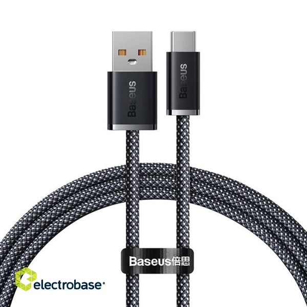 Cable USB to USB-C Baseus Dynamic Series, 100W, 1m (grey) image 2