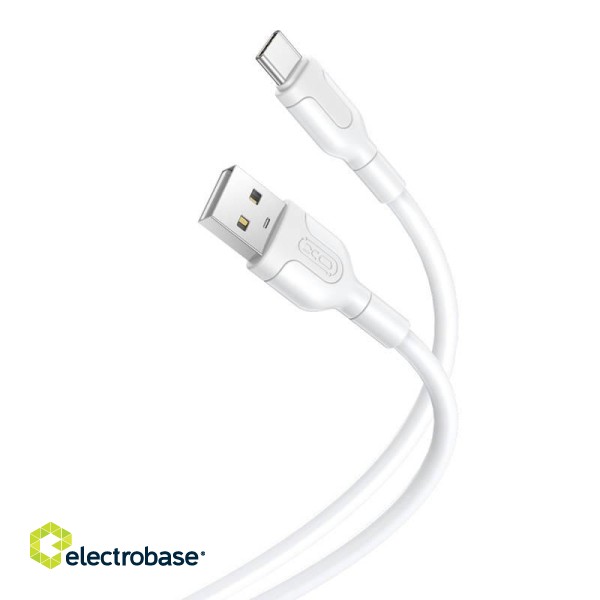 Cable USB to USB-C XO NB212 2.1A 1m (white)