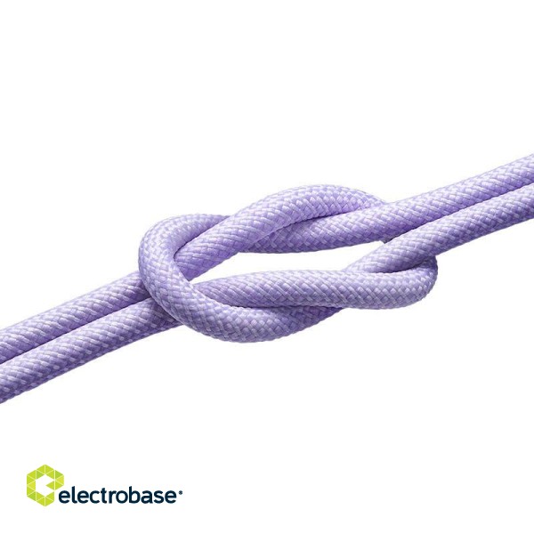 Fast Charging cable Baseus USB-C to Lightning  Explorer Series 1m, 20W (purple) фото 5