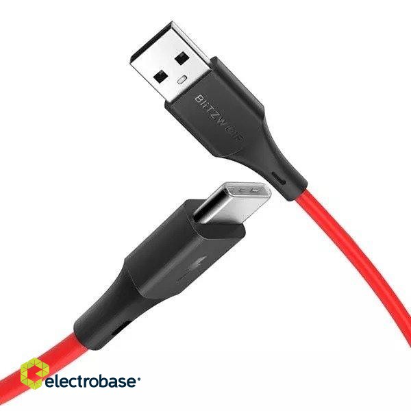 USB-C cable BlitzWolf BW-TC15 3A 1.8m (red) image 2