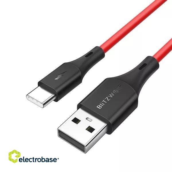 USB-C cable BlitzWolf BW-TC15 3A 1.8m (red) фото 4