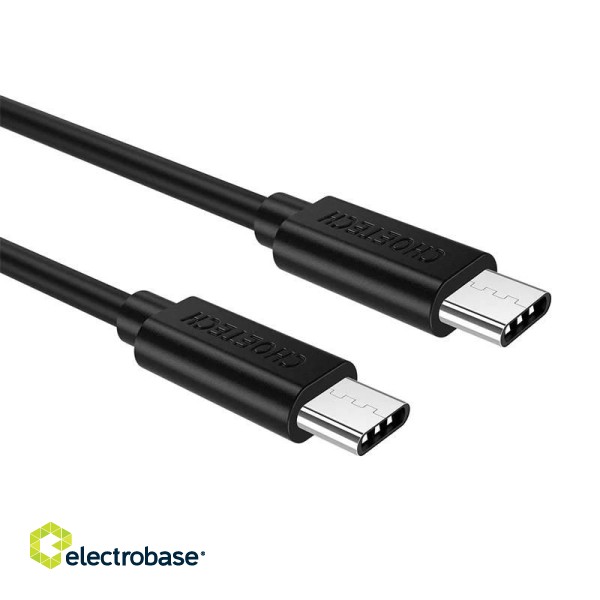 USB-C to USB-C cable Choetech, 1m (black)
