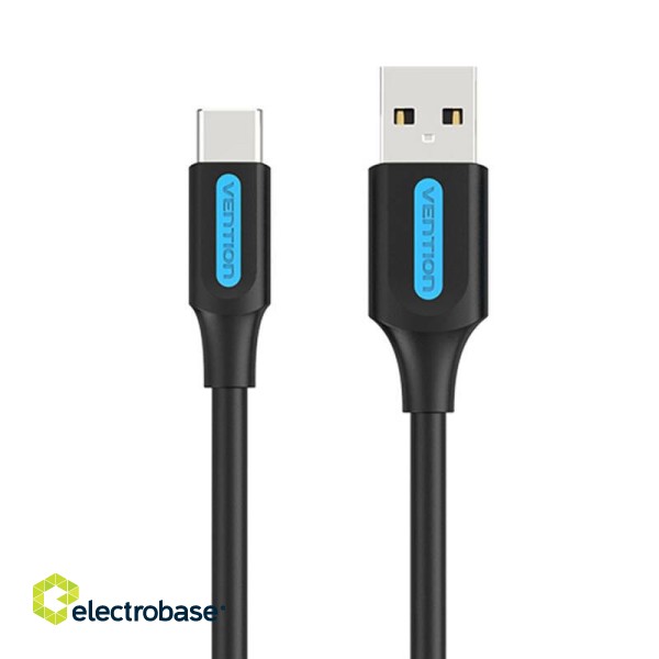 USB 2.0 A to USB-C cable Vention COKBG 3A 1,5m black image 1