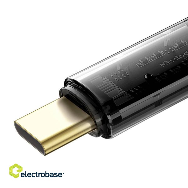 USB to USB-C cable, Mcdodo CA-2090, 6A, 1.2m (black) image 2