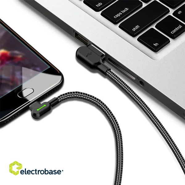 USB to USB-C cable Mcdodo CA-5280 LED, 1.2m (black) image 4