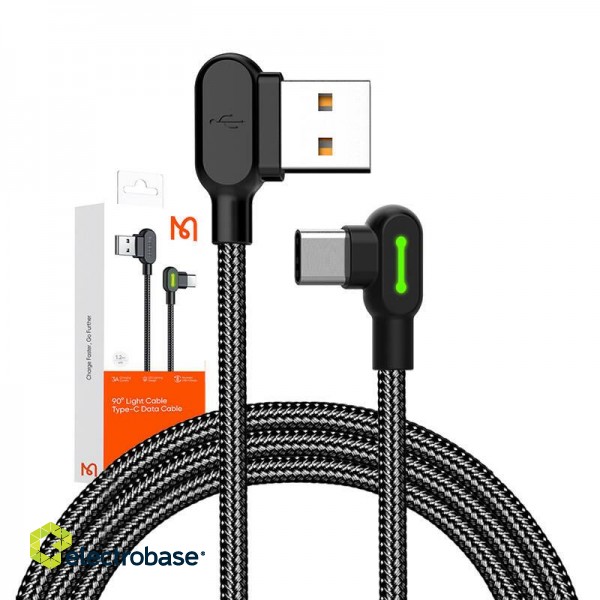 USB to USB-C cable Mcdodo CA-5280 LED, 1.2m (black) image 6