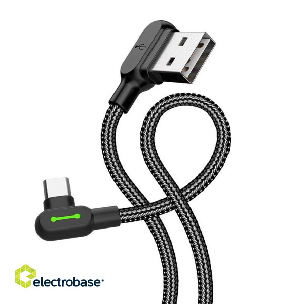 USB to USB-C cable Mcdodo CA-5280 LED, 1.8m (black) фото 2