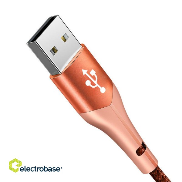 USB to USB-C Mcdodo Magnificence CA-7962 LED cable, 1m (orange) фото 2