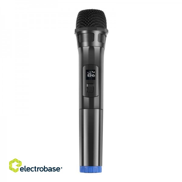 Wireless dynamic microphone UHF PULUZ PU628B 3.5mm (black) фото 1