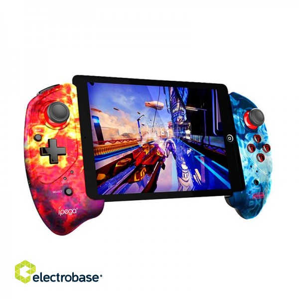Wireless Gaming Controller iPega PG-9083B with smartphone holder (flame) image 4