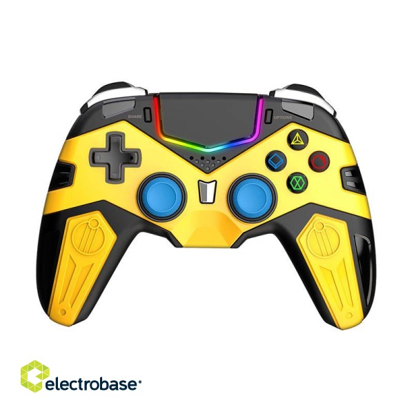Wireless Gaming Controller iPega PG-P4019A touchpad PS4 (yellow) image 1