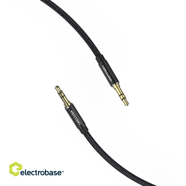 Cable Audio 3.5mm mini jack Vention BAWBD 0.5m Black image 3