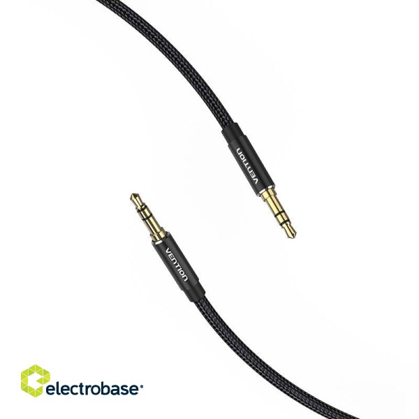Cable Audio 3.5mm mini jack Vention BAWBG 1,5m Black paveikslėlis 4
