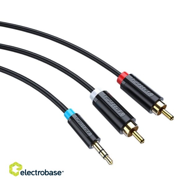Cable Audio 3.5mm to 2x RCA Vention BCLBI 3m Black image 2