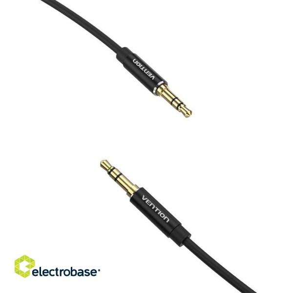 Cable Audio 3,5mm mini jack Vention BAXBJ 5m Black paveikslėlis 3