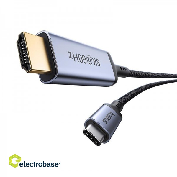 Adapter Baseus USB-C to HDMI High Definition 1.5m (black) фото 4