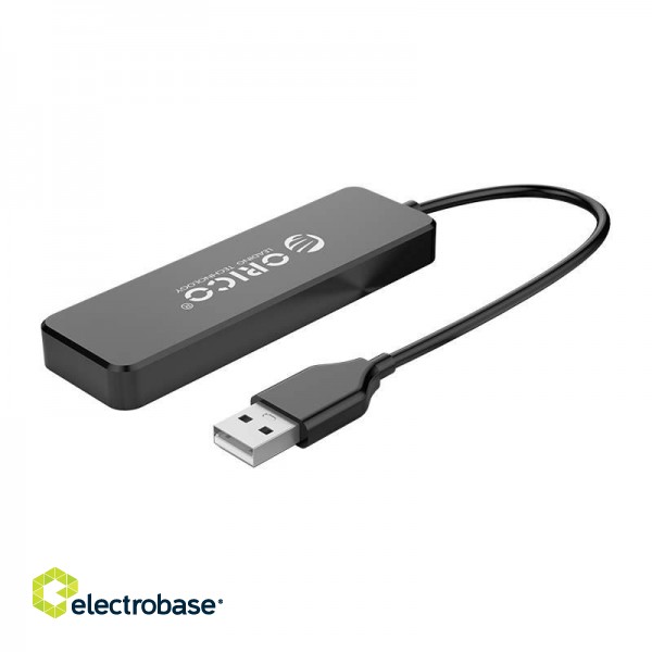 Orico Adapter Hub, USB to 4xUSB (black) paveikslėlis 2