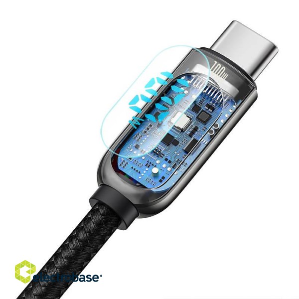 Baseus Display Cable USB-C to Type-C 100W 1m (black) image 6