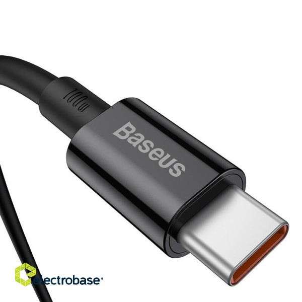 Baseus Superior Series Cable USB-C to USB-C, 100W, 1m (black) paveikslėlis 4