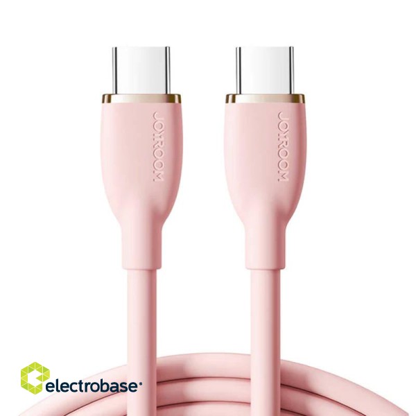 Cable Colorful 100W USB C USB C SA29-CC5 / 100W / 1,2m (pink)