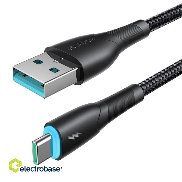 Cable Joyroom SA32-AC3 Starry USB to USB-C, 3A, 1m black image 4