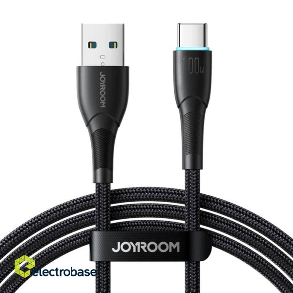 Cable Joyroom SA32-AC6 Starry USB to USB-C, 100W, 1m black image 1