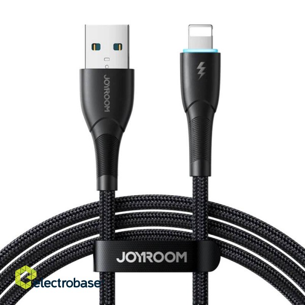Cable Joyroom SA32-AL3 Starry USB to Lightning, 3A, 1m black paveikslėlis 1