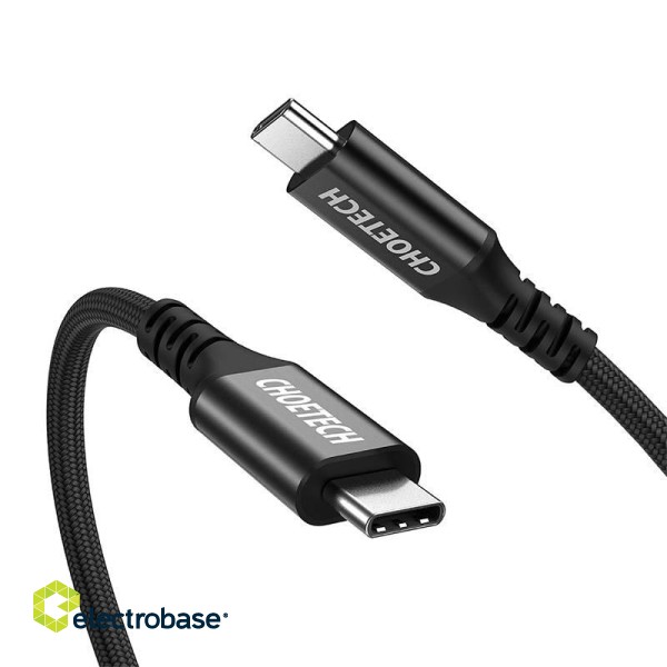Cable USB-C do USB-C 3.1 Choetech XCC-1007 100W 2m (black) image 1