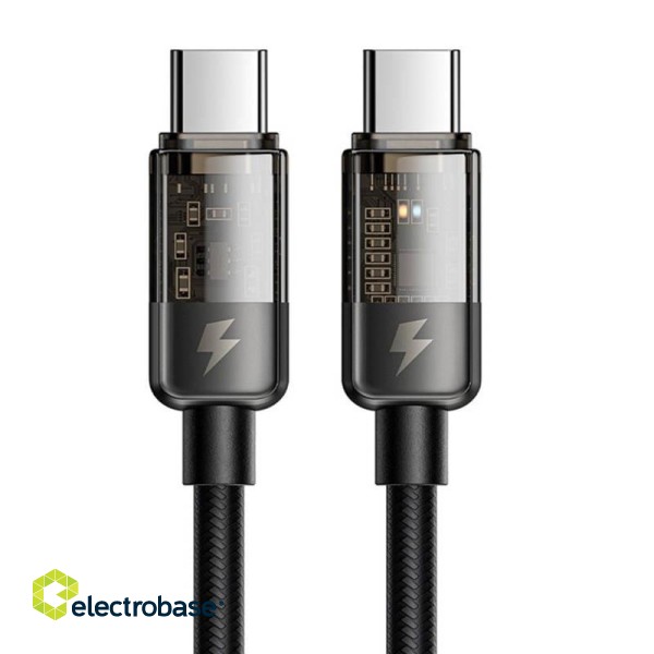 Cable USB-C to USB-C Mcdodo CA-2840, PD 100W, 1.8m (black) фото 1