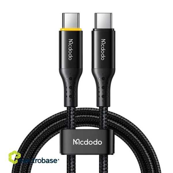 Cabel USB-C to USB-C Mcdodo CA-3460, PD 100W, 1.2m (black) paveikslėlis 1