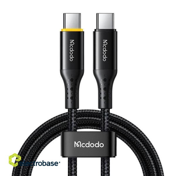 Cabel USB-C to USB-C Mcdodo CA-3460, PD 100W, 1.2m (black) фото 1