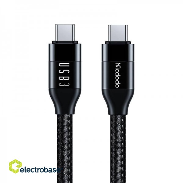 Cable USB-C to USB-C Mcdodo CA-7132, 100W, 1.2m (black) image 2