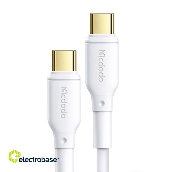 Cable USB-C to USB-C Mcdodo CA-8350, 100W, 1,2m (white) image 1