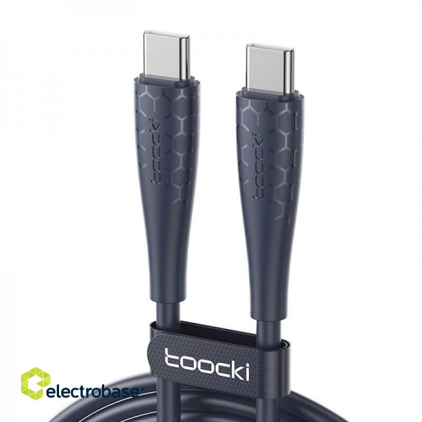 Cable USB-C to USB-C Toocki TXCTT3- LB03, 1m, FC 240W (blue)