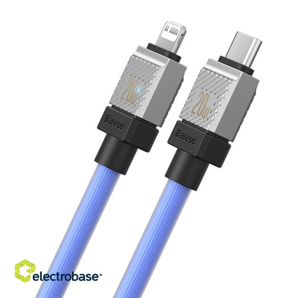 Fast Charging cable Baseus USB-C to Coolplay Series 1m, 20W (purple) paveikslėlis 5