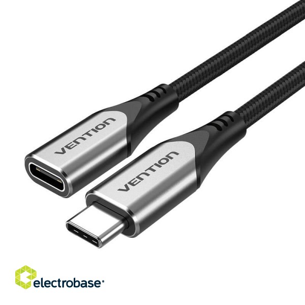USB-C 3.1 Extension Cable Vention TABHF 1m PD 60W (Gray)