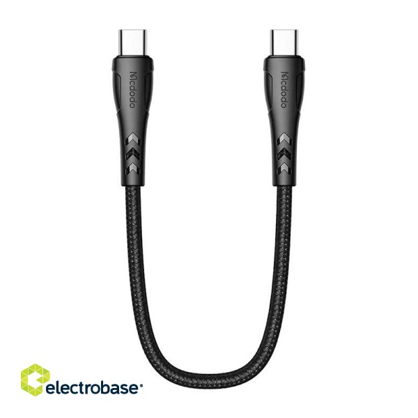 USB-C to USB-C cable Mcdodo CA-7640, PD 60W, 0.2m (black) image 1