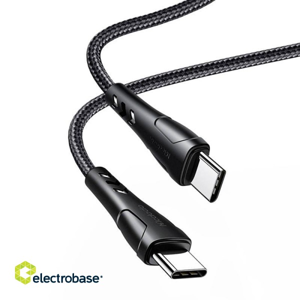 USB-C to USB-C cable Mcdodo CA-7640, PD 60W, 0.2m (black) image 2