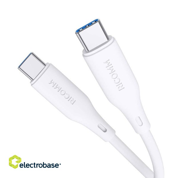 USB-C to USB-C Cable Ricomm RLS304CCW 1.2m paveikslėlis 4